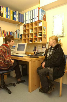 Consulting room at Luther Street Medical Centre